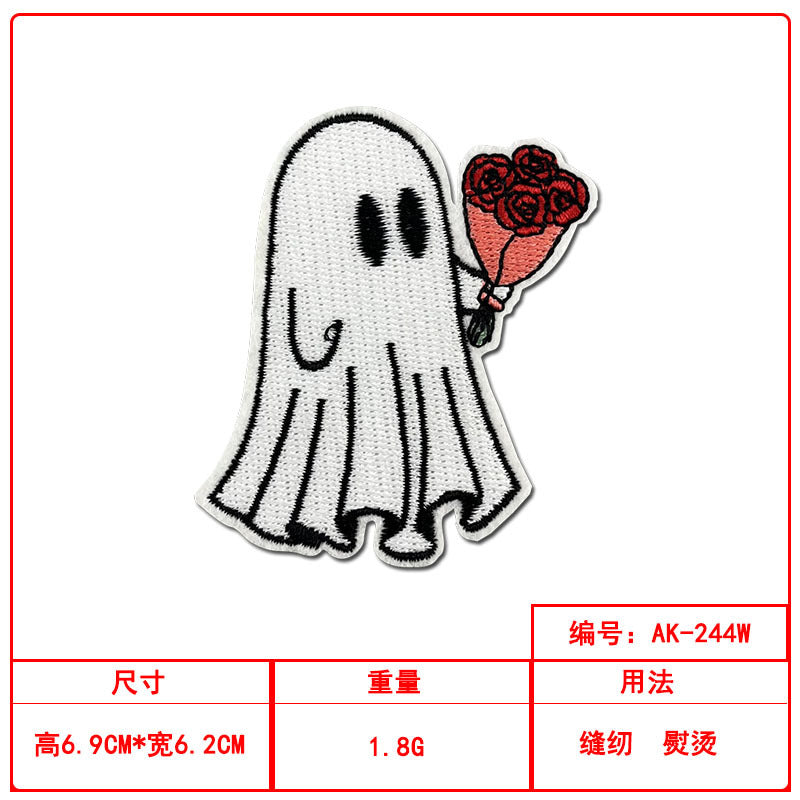 Wholesale Ghost Witch Embroidered Patch